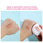 100pcs soft and breathable circular makeup remover pads, double-sided textured cotton pads, used for daily facial cleansing