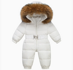 Winter clothes Infant Baby Snowsuit Boy Girl Romper Jacket Hooded Jumpsuit Warm Thick Coat Outfit Kids Outerwear Infant Clothing