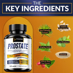 Prostate Supplements - Contains Saw Palmetto To Support Prostate Health & Urinary Function, Relieve Bladder, and Boost Immunity