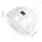 LULAA UV Nail Polish Lamp Gel Curing Polishing Lamp with Three Timing Modes & Automatic Sensing Mode Is Suitable for Home Salon