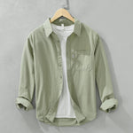 Autumn New Long Sleeve Shirt for Men Cotton Turn-down Collar Loose Shirts Fashion Men's Clothing