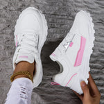 Sneakers Women Lace Up Flats Ladies Outdoor Running Walking Shoes Comfortable Breathable Female Footwear Big size zapatos mujer