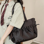 Trendy Bowknot Handbag Shoulder Bag Large Capacity Casual Tote Bag Underarm Bag Daily Commuting Bag Travel Beach Bag