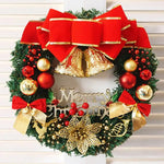 Christmas Decoration Handmade Simulation Christmas Wreath Door Hanging Window Props Exquisite High Quality Home Decor