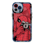 Marvel Spider Man Clear Case For iPhone 16 Pro Max 15 14 Plus 13 12 11 Pro XR XS X 8 7 SE 2020 Soft Silicone Protective Funda