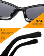 Oversized cat eye women's sunglasses fashionable retro gradient sun glasses luxury brand designer shades