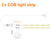 2PCS LED Strip