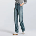 Semir Jeans Women Simple Long Trousers 2025 New Spring Straight Tube Trousers Trendy