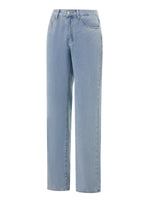 Gaono Women's Spring Summer Baggy Pants Y2K Vintage Low Waist Loose Straight Leg Denim Pants with Pockets Fashion Streetwear