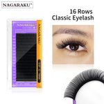 NAGARAKU Premium Faux Mink Individual Eyelash Extension Supplies Lashes Natural Soft Mink Eyelash Makeup Classical Eyelashes