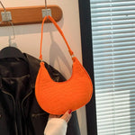 Solid Color Shoulder Bag Women Felt Shoulder Bag Stylish Women's Felt Shoulder Bags for Daily Outings Travel Retro for Work