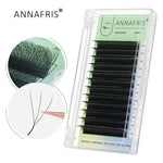 ANNAFRIS W Shape Eyelash Extensions 3D Premade Volume Fan W Style YY High Quality Natural Faux Mink Individual Lashes Supplies