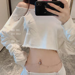 Fashion Waist Chains Rhinestone Dangling Belly Chain Body Piercing Jewelry Navel Piercing Belly Ring Chain Belly Ring with Chain