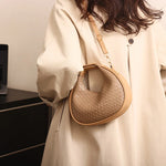PU Leather Shoulder Bag Fashion Solid Color Lattice Crossbody Bag Small Bag Ladies Trend Luxury Designer Handbags
