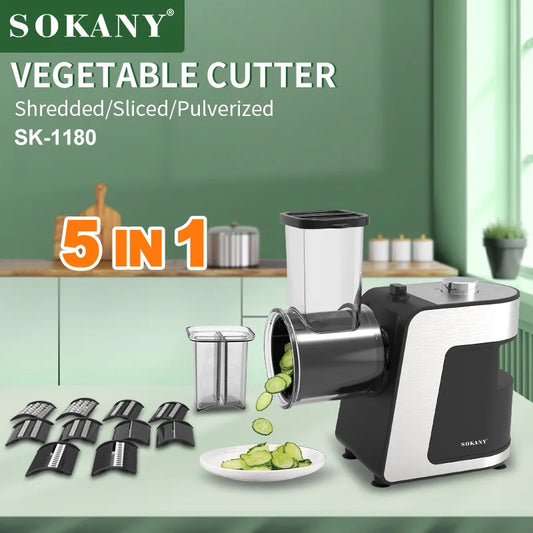 SOKANY1180 Household Vegetable Cutter Slicer Shredder for Carrot Potato Cucumber - Kitchen Tool for Efficient Food Preparation