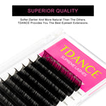 TDANCE Faux mink individual eyelash lashes maquiagem cilios for professionals soft mink eyelash extension