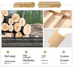 Wooden Spotlights Surface Mounted Household LED Rotating Ceiling Light Living Room Background Wall Lamp Track Lighting For Home