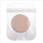 MJ Mini Round Air Cushion Puff Thin Lightweight Foundation Sponge Dry Wet Dual-Use