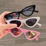 New cat eye sunglasses children's sunglasses personalized triangle trendy and fashionable sunglasses for boys and girls