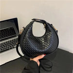PU Leather Shoulder Bag Fashion Solid Color Lattice Crossbody Bag Small Bag Ladies Trend Luxury Designer Handbags