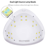 LULAA UV Nail Polish Lamp Gel Curing Polishing Lamp with Three Timing Modes & Automatic Sensing Mode Is Suitable for Home Salon