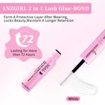 280pcs DIY Lash Extension Kit Individual Lashes Cluster 30D40D MIX with Lash Bond and Seal and Remover Lash Applicator