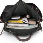 Fashion Plaid Daypack Women Waterproof Nylon Backpack Purse Ladies Large Capacity Book Bag Outdoor Travel Weekend Schoolbags