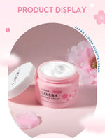 LAIKOU Japan Sakura Face Cream Smoothing Moisturizer Whitening Nourishing Oil Control Moisturizing Skin Care Repair Skin