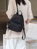 Genuine Leather Cowhide Women Backpack Shoulder Bag Female Simple Commuter Travel Schoolbag Daily Women Backpack Handbag