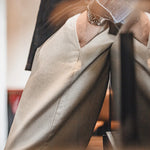 Maden Men's Vintage Beige Cotton Seed Shell Denim Jeans 10.8OZ Loose Straight Mid-rise Zipper Casual Pants Male Autumn Trousers