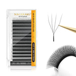 NAGARAKU Automatic Flowering 3D 4D 5D 6D 7D 8D W Shape All Size Premade Fans Eyelash Extensions Natural Soft Individual Lashes