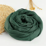 37 Color Plain Big Size Fringe Cotton Viscose Scarf Lady Warme Soft Shawls and Wraps Pashmina Stole Female Kerchief Muslim Hijab