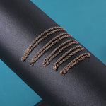 AOEDEJ 1PC Gold Color Nose Chain Jewelry Stainless Steel Industrial Piercing Chain Nostril Chain Women Body Piercing Jewelry