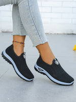 Women's ladies shoes Breathable Flying Woven Slip-On Sneakers shoes woman 2025, women's sneakers. csale shoes with free shipping