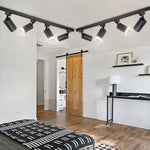 Full Set Track Light Led Ceiling Rail Lights Replaceable GU10 Light Source Spotlight for Living Room Bedroom Led Spot Track Lamp