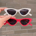 New cat eye sunglasses children's sunglasses personalized triangle trendy and fashionable sunglasses for boys and girls