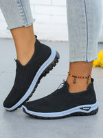 Women's ladies shoes Breathable Flying Woven Slip-On Sneakers shoes woman 2025, women's sneakers. csale shoes with free shipping