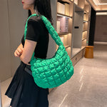 Women Crossbody Bags Quilted Pleated Ladies Shopper Bag Fashion Cloud Large Capacity Temperament Messenger Bag