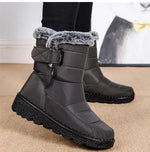 Snow Boots Woman Fashion Women Shoes Platform Shoes Woman Solid Mid Women's High Boots New Botas Mujer Winter Ladies Boots