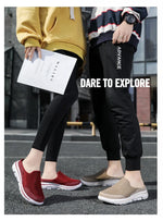 Ngouxm Men Slippers Summer Breathable Home Indoor Slippers Men Thick Bottom Slides Fashion Couple Walking Shoes Chanclas Hombre