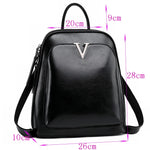 New Oil Wax Cowhide Women Rucksack Single Shoulder Bags Simple Fashion Knapsack  Grils School Daypack Genuine Leather Backpack