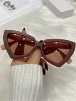 New Triangle Polygon Sunglasses Women Men Vintage Glasses Retro Cat Eye Sun Glasses Female Male Eyewear Eye Glasses for Summer