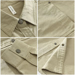 2024 Autumn New Solid color  shirt for Men Cotton Long Sleeve Japan Style Shirts Oversize  Clothing casual fashionable Red M-3XL