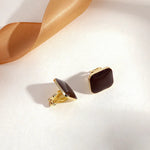 Women's Pearl Ear Clip Without Ear Hole Korean Edition Short Style Elegant Ear Hanger High End Light Luxury Square Earrings