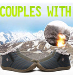 Men Winter Shoes Solid 3 Colors Men's Snow Boots Plush Inside Bottom Keep Warm Waterproof Ski Boots Plus Size 36 - 48