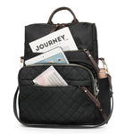 Fashion Plaid Daypack Women Waterproof Nylon Backpack Purse Ladies Large Capacity Book Bag Outdoor Travel Weekend Schoolbags