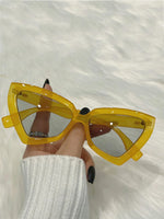 New Triangle Polygon Sunglasses Women Men Vintage Glasses Retro Cat Eye Sun Glasses Female Male Eyewear Eye Glasses for Summer