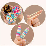 200/400pcs Cute Colorful Small Hair Bands For Little Girls Ponytail Holder Hair Tie Rubber Band Mini Hair Ring Hair Accessories