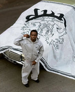 High street hip hop fashion new Y2k men clothing set retro trend casual sportswear personality pattern design loose sweatpants