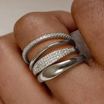 2025 New Exquisite Women's Cubic Zirconia Ring Elegant, Fashionable, Gorgeous Fingers Brilliant Luxury Jewelry Accessories